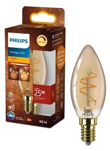 LED Stmívatelná žárovka VINTAGE Philips B35 E14/3,1W/230V 2200K