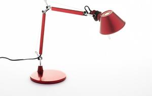Artemide stolní lampa Tolomeo Micro E14 červená