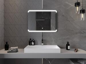 Mexen Nida, LED koupelnové zrcadlo s podsvícením 80x60 cm, 6000K, ochrana proti zamlžování, 9806-080-060-611-00