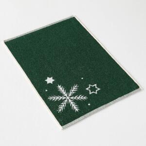 Kuchyňský ručník Veba ZARA Ledová hvězda zelenobílá Velikost: 35x50 cm