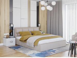Čalouněná postel OTTO rozměr 140x200 cm Béžová