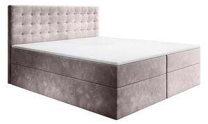 Čalouněná postel BARI šedá rozměr 140x200 cm