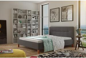 Čalouněná postel KAROLÍNA šedá rozměr 80x200 cm
