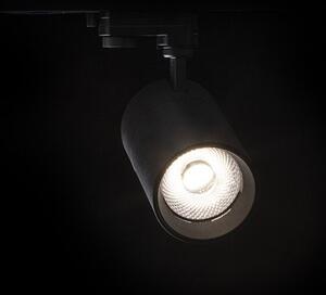 WISH 30 DIMM pro tříokr. lištu černá 230V LED 30W 36° 3000K 4000K 5000K - RED - DESIGN RENDL