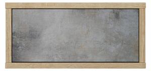 CONCRETE WALL Noční stolek dub závěsný Montážní lišta