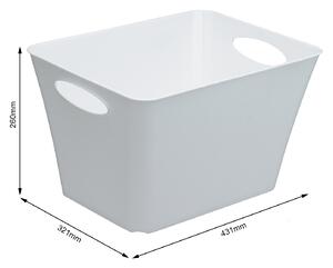 Rotho XXL - Úložný box Rotho LIVING, 43x32x26cm (24l) bílý