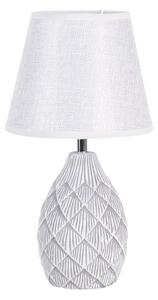 Keramická lampa šedá 34 cm
