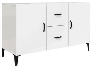 Boční skříňka bílá vysoký lesk 100x36x60 cm