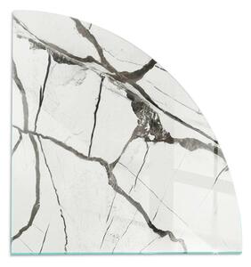 Sklo do rohu pod krb Mramorové žíly v elegantním stylu ppkprntc-00281896