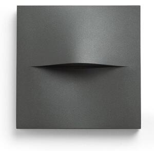 RED R13935 AKCE - BOBO SQ nástěnná antracitová 230V LED 3W IP65 3000K - RED - DESIGN RENDL