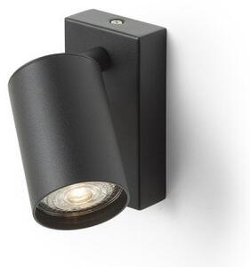 RED R13925 DUDE nástěnná černá 230V LED GU10 9W - RED - DESIGN RENDL