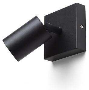 RED R13921 DUDE SQ přisazená černá 230V LED GU10 9W - RED - DESIGN RENDL