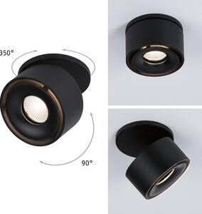 P 93370 Vestavné svítidlo LED Spircle černá mat 8,0W 3.000K 36° - PAULMANN