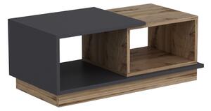 Konferenční stolek CONSEPT 90x45 cm hnědá/šedá