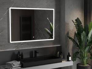Mexen Navia, LED koupelnové zrcadlo s podsvícením 120 x 80 cm, 6000K, ochrana proti zamlžování, 9803-120-080-611-00
