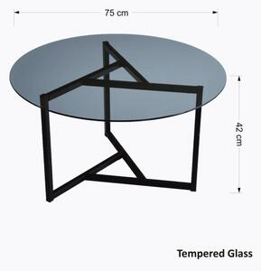 Konferenční stolek TRIO 75 cm černá