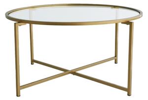 Konferenční stolek GOLD SUN 83 cm zlatá