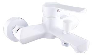 Koupelnový set Mexen Sabre bílý - sprcha + umyvadlová + sprchová baterie