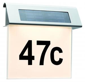 Paulmann 93765 Special Line Solar house number, solární osvětlení domovního čísla, 1x0,2W LED, 23x22cm, IP44