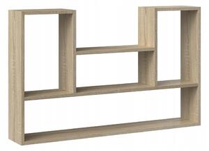 ZÁVĚSNÝ REGÁL STĚNOVÉ POLICE DUB SONOMA 100 cm