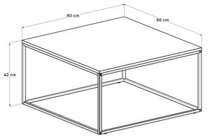 Konferenční stolek 80 cm černá