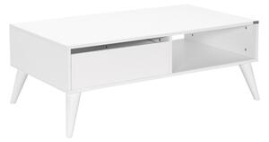 Konferenční stolek 110x65 cm bílá
