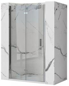 Rea Molier sprchové dveře 90 cm skládací chrom lesk/průhledné sklo REA-K8539