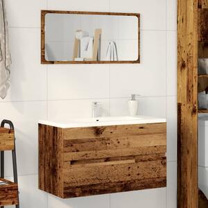 Skříňka pod umyvadlo old wood 90x38,5x45 cm kompozitní dřevo