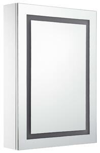 LED koupelnová skříňka se zrcadlem 50 x 13 x 70 cm