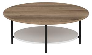 Konferenční stolek ELIS 90x60 cm dub/bílá