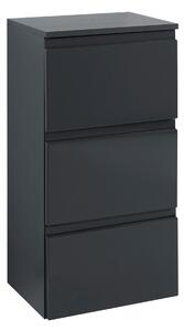 SPODNÍ SKŘÍŇKA, šedá, barvy grafitu, 40/79/35 cm Held - Koupelnové série, Online Only
