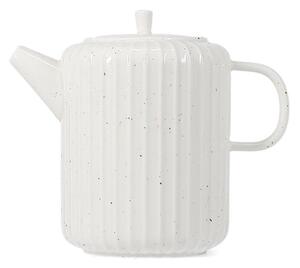 Bílá konvice na čaj z kostního porcelánu 540 ml Ora Gloss – Salt&Pepper