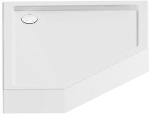 New Trendy New Azura pětiúhelníková sprchová vanička 100x80 cm bílá B-0416