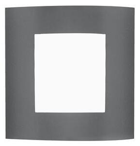 NV 713514 Venkovní nástěnné svítidlo ZENITH tmavě šedý hliník bílý akrylový difuzor E27 1x12W 220-240V bez žárovky IP44 - NOVA LUCE