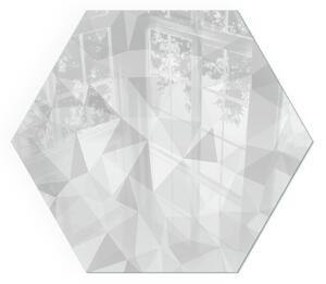 Šestihranné sklo pod krbová kamna Geometrická abstrakce ve tvarech ppkprntsz-00056580