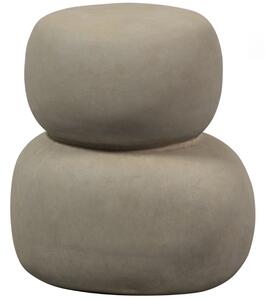 WOOOD Šedý betonový odkládací stolek Creete 30 cm