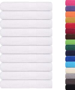 Saunové osušky FROGN 10 ks bílé 80x200 cm 360 g/m²