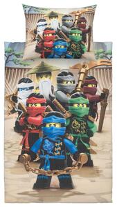 Dětské ložní povlečení Ninjago, 140 x 200 cm, 70 x 90 cm (Lego figruky / modrá) (100337740003)