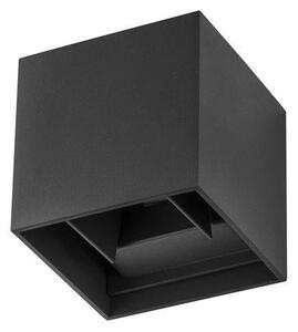 NV 847408 Venkovní nástěnné svítidlo COMO černý hliník LED 2x3W 3000K 220-240V nastavitelný úhel 0-90st. IP54 - NOVA LUCE