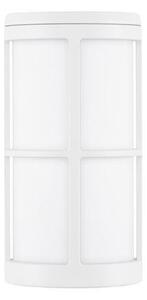 NV 9002850 Venkovní nástěnné svítidlo STONE bílý hliník a akryl E27 1x12W 220-240V IP54 bez žárovky - NOVA LUCE