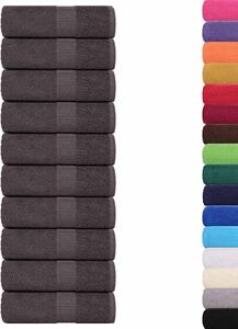 Ručníky pro hosty FROGN 50 ks antracitové 30x50 cm 360 g/m²