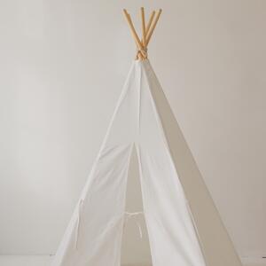 Moi Mili Bílý bavlněný teepee stan Navajo 170 x 130 cm