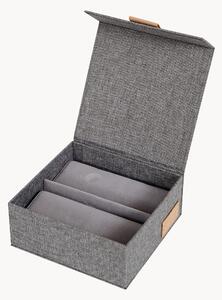 Skladovací box na hodinky z lnu Premium