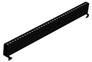 NV 9011161 WALL WASHER černý hliník a sklo LED Chip Cree 36W 3000K DC24V nastavitelné 30st. IP67 Max Power 300W - NOVA LUCE