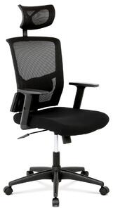 Ergonomická kancelářská židle RELORA - černá síťovina