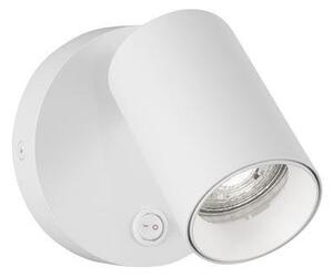 NV 9011921 Bodové svítidlo NET bílý hliník vypínač na těle GU10 1x10W IP20 220-240V bez žárovky - NOVA LUCE