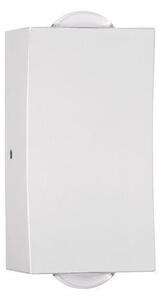 NV 9026118 Venkovní nástěnné svítidlo DEWEI bílý hliník a akryl LED 2x2W 3000K 500mA 100-240V 68st. IP54 světlo nahoru a dolů - NOVA LUCE