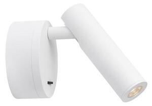 NV 9030201 Bodové svítidlo CLIP bílý hliník LED Philips 3W vypínač na těle 3000K IP20 - NOVA LUCE