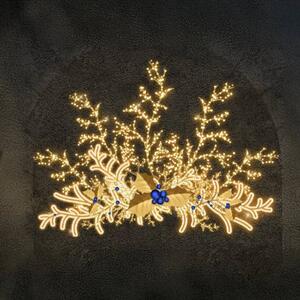 Eco Fix 2D LED světelný převěs, 220 × 250 × 20 cm, teple bílá s Flash efektem