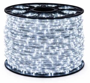 Eco Fix LED světelný řetěz, venkovní, 80 m, ledová bílá, 800 diod, čirý kabel, IP67, cívka